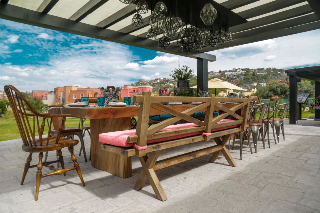 Rosewood San Miguel de Allende offers inviting outdoor space in the colorful colonial town.