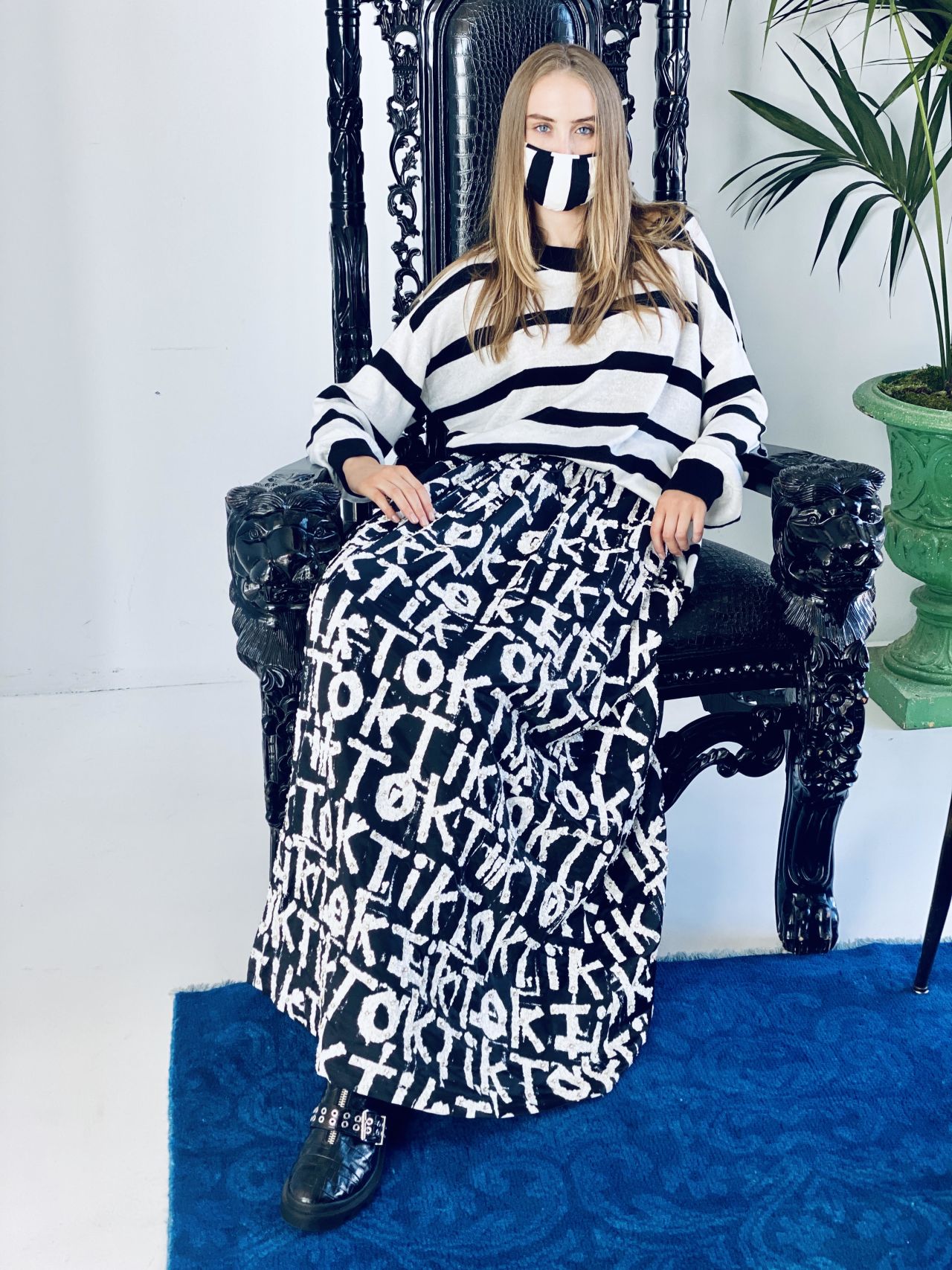 Alice + Olivia co-designed their exclusive capsule collection with TikTok.