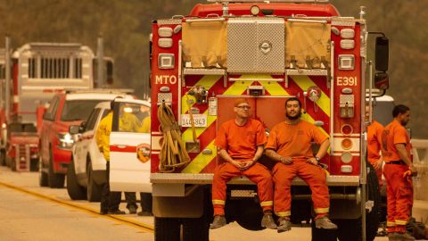California uses hundreds of inmates each year to bolster its crews that fight wildfires. 
