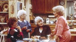 Left to right: American actresses Rue McClanahan, Estelle Getty, Bea Arthur and Betty White in an episode of the sitcom 'The Golden Girls', 24th September 1985. (Photo by Walt Disney Television via Getty Images Photo Archives/Walt Disney Television via Getty Images)