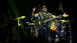 "Toots" Hibbert of Toots and The Maytals performs at the Grand Prix in Singapore on September 20, 2019. 