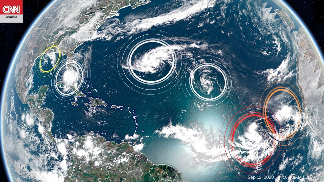multiple atlantic tropical systems saturday