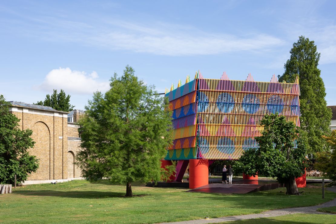 The Colour Palace Dulwich pavilion by Studio Yinka Ilori, in South London