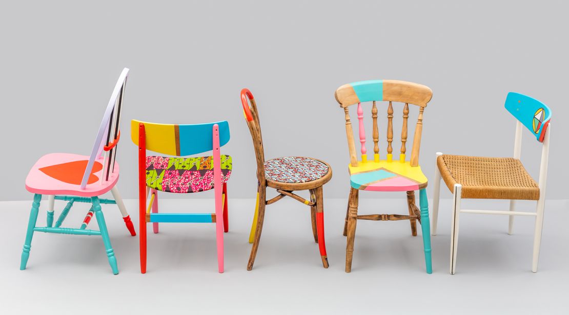 From the "Parable Chairs" collection by Studio Yinka Ilori