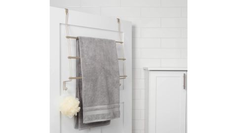 Threshold Expandable Over-the-Door Towel Rack