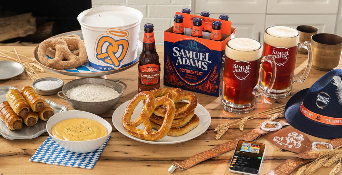 Auntie Anne's teamed up with Samuel Adams for a new Oktoberfest kit. 
