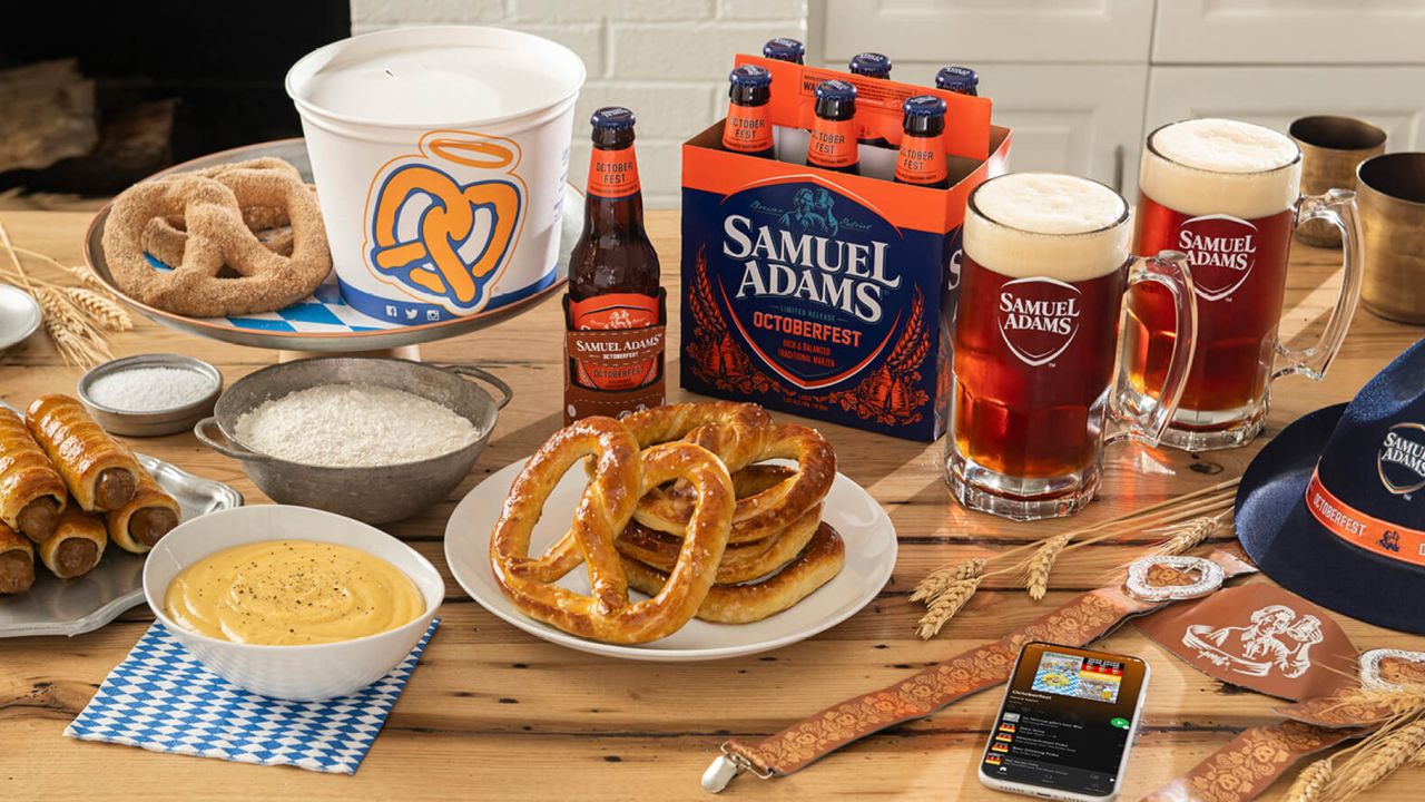 Auntie Anne's teamed up with Samuel Adams for a new Oktoberfest kit.