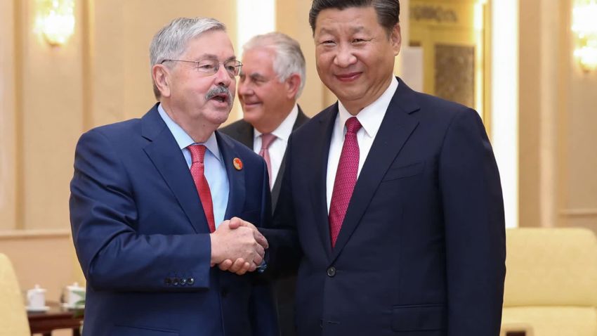 Terry Branstad and Xi
