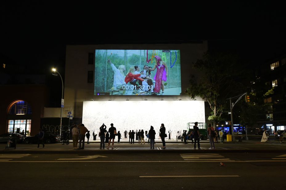 Two decades after Imitation of Christ was founded by Tara Subkoff and Matt Damhave, alongside Chloë Sevigny, the conceptual fashion collective is back. Their theatrical presentations, which took place simultaneously in New York and Los Angeles, featured a capella singers and a video screening.