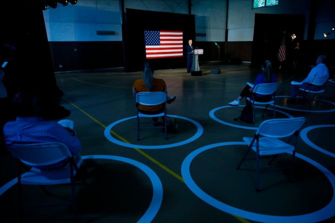 Biden speaks in Darby, Pennsylvania, on June 17.