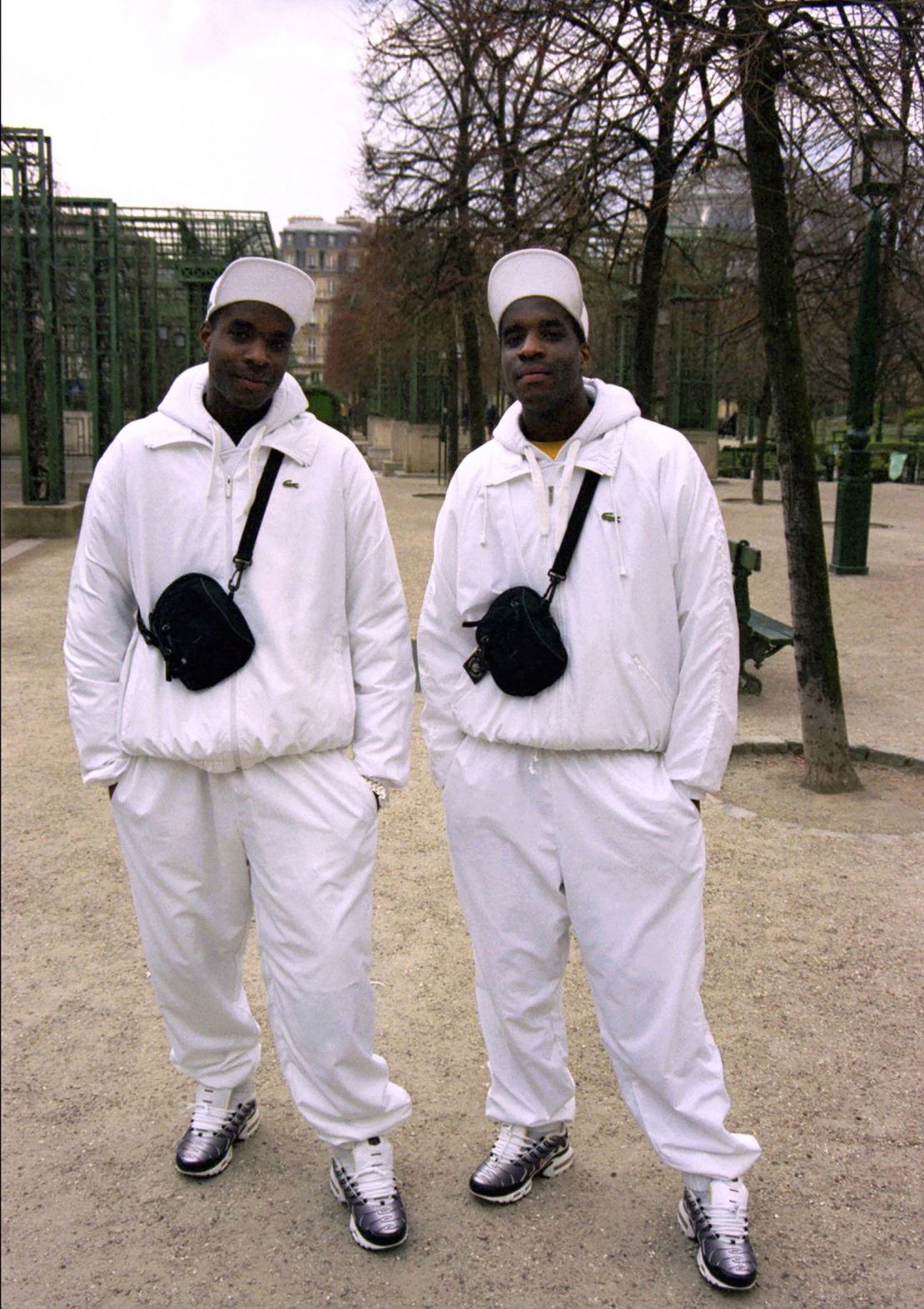 A portrait of twins from the series "Nous Somes 'Halles.'"