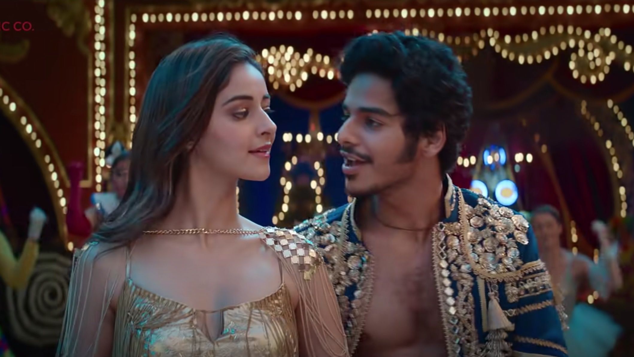 The song, starring Ananya Panday and Ishaan Khattar, is featured in the upcoming film "Khaali Peeli."