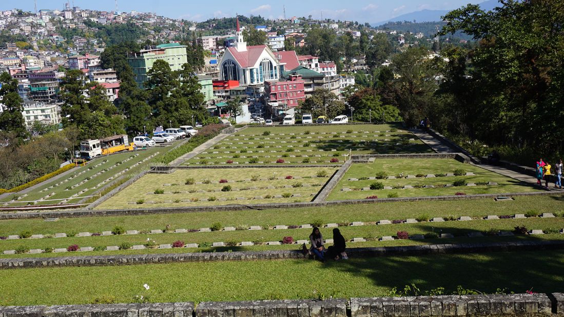 <strong>Kohima War Cemetery: </strong>A visit to the Kohima War Cemetery is not to be missed. Beautifully maintained by the <a href="https://www.cwgc.org/" target="_blank" target="_blank">Commonwealth War Graves Commission</a>, visitors will find the plots of British and Indian servicemen who lost their lives in the defense of Kohima, numbering 2,340 in all.  