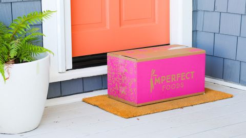 Imperfect Foods boxes are delivered once a week or every other week. 