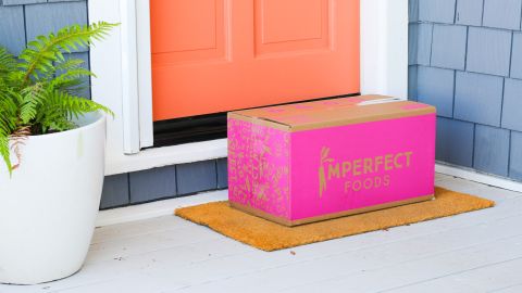 Imperfect Foods boxes are delivered once a week or every other week.