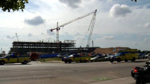 Authorities are investigating how two cranes collided in Austin on Wednesday.