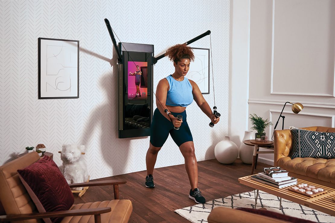 Strength training system Tonal's unit sales grew 800% in 2020 as people sought to stay in shape from home.