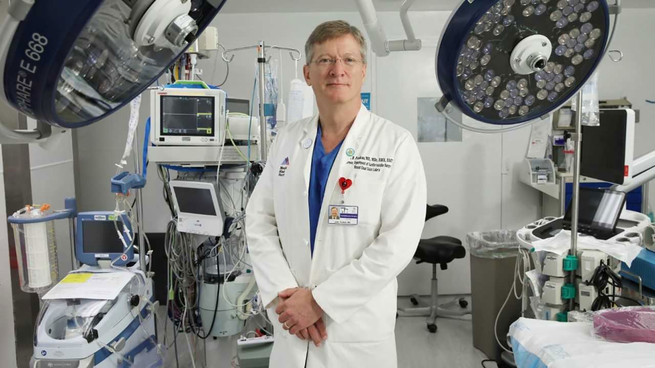 Dr. John Puskas turned Mount Sinai Morningside's cardio ICU into a Covid treatment center. 