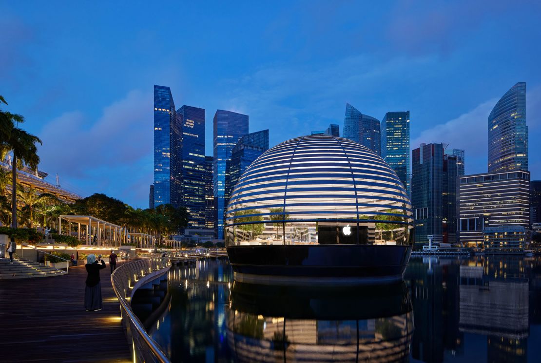 Apple's new Marina Bay Sands store in Singapore.