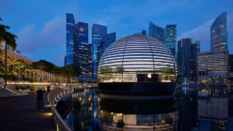 Apple's new Marina Bay Sands store in Singapore.