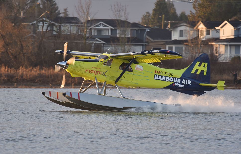 In December 2019, Vancouver-based seaplane company Harbour Air <a href="https://edition.cnn.com/travel/article/electric-commercial-aircraft-flight-scli-intl-scn/index.html" target="_blank">made history</a> with the first all-electric commercial aircraft flight. The <a href="https://www.harbourair.com/harbour-air-and-magnix-announce-successful-flight-of-worlds-first-commercial-electric-airplane/" target="_blank" target="_blank">de Havilland DHC-2 Beaver seaplane</a>, which was first flown in 1947, was retrofitted with a 750 horsepower magni500 electric engine from magniX. 