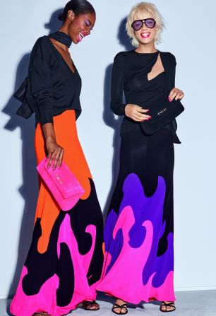 Inspired by a documentary about the fashion illustrator Antonio Lopez and the smiles of the '70s models Pat Cleveland and Donna Jordan, Tom Ford's collection exuded joyful elegance. 