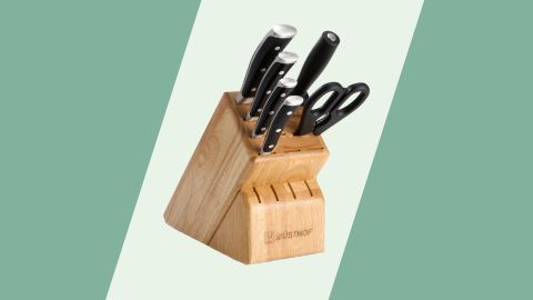 Wüsthof Classic Ikon 7-Piece Walnut Block Knife Set 