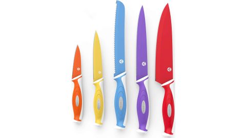 Vremi 10-Piece Colorful Knife Set