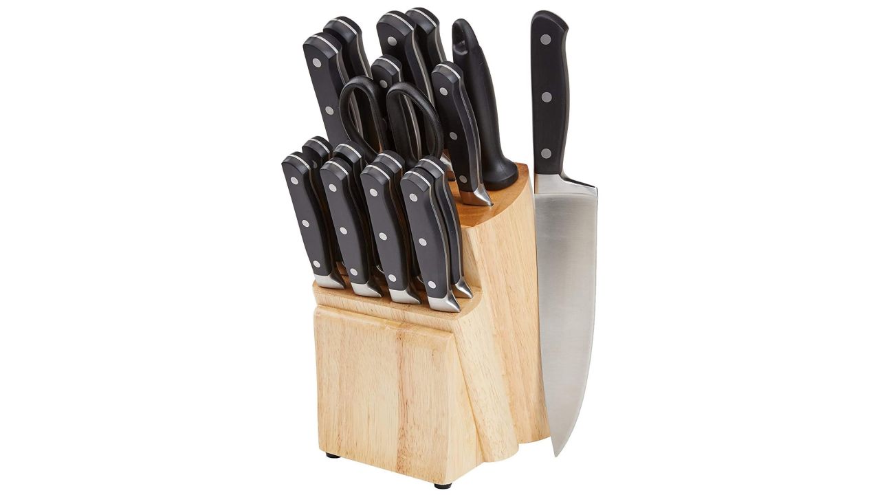 VREMI Vremi 10 Piece Colorful Knife Set - 5 Kitchen Knives with 5 Knife  Sheath Covers - Chef Knife Sets with Carving Serrated