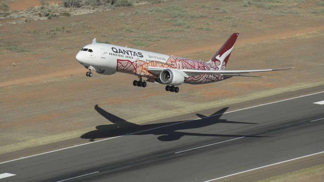 Nowhere fast: Qantas is selling tickets for a sightseeing ride in a 787 Dreamliner.  