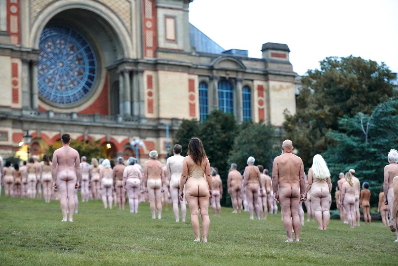 The installation took place at London's Alexandra Palace.