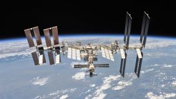 iss056e201174 (Oct. 4, 2018) --- The International Space Station photographed by Expedition 56 crew members from a Soyuz spacecraft after undocking. NASA astronauts Andrew Feustel and Ricky Arnold and Roscosmos cosmonaut Oleg Artemyev executed a fly around of the orbiting laboratory to take pictures of the station before returning home after spending 197 days in space. The station will celebrate the 20th anniversary of the launch of the first element Zarya in November 2018. Credit: NASA/Roscosmos