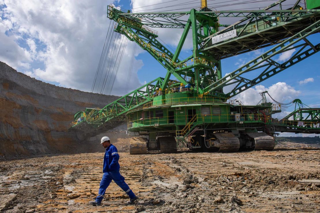 The Turów lignite mine in southwestern Poland in 2020.