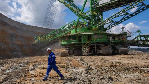 The Turów lignite mine in southwestern Poland in 2020.