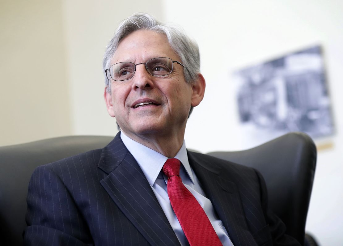 Supreme Court nominee Merrick Garland, chief judge of the D.C. Circuit Court, during a meeting with U.S. Sen. Brian Schatz (D-HI) May 10, 2016 on Capitol Hill in Washington, DC. (Photo by Alex Wong/Getty Images)