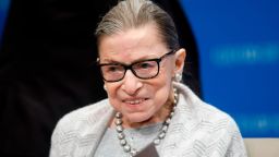 WASHINGTON, DC - SEPTEMBER 12:  Supreme Court Justice Ruth Bader Ginsburg delivers remarks at the Georgetown Law Center on September 12, 2019, in Washington, DC.  Justice Ginsburg spoke to over 300 attendees about the Supreme Court's previous term. (Photo by Tom Brenner/Getty Images)
