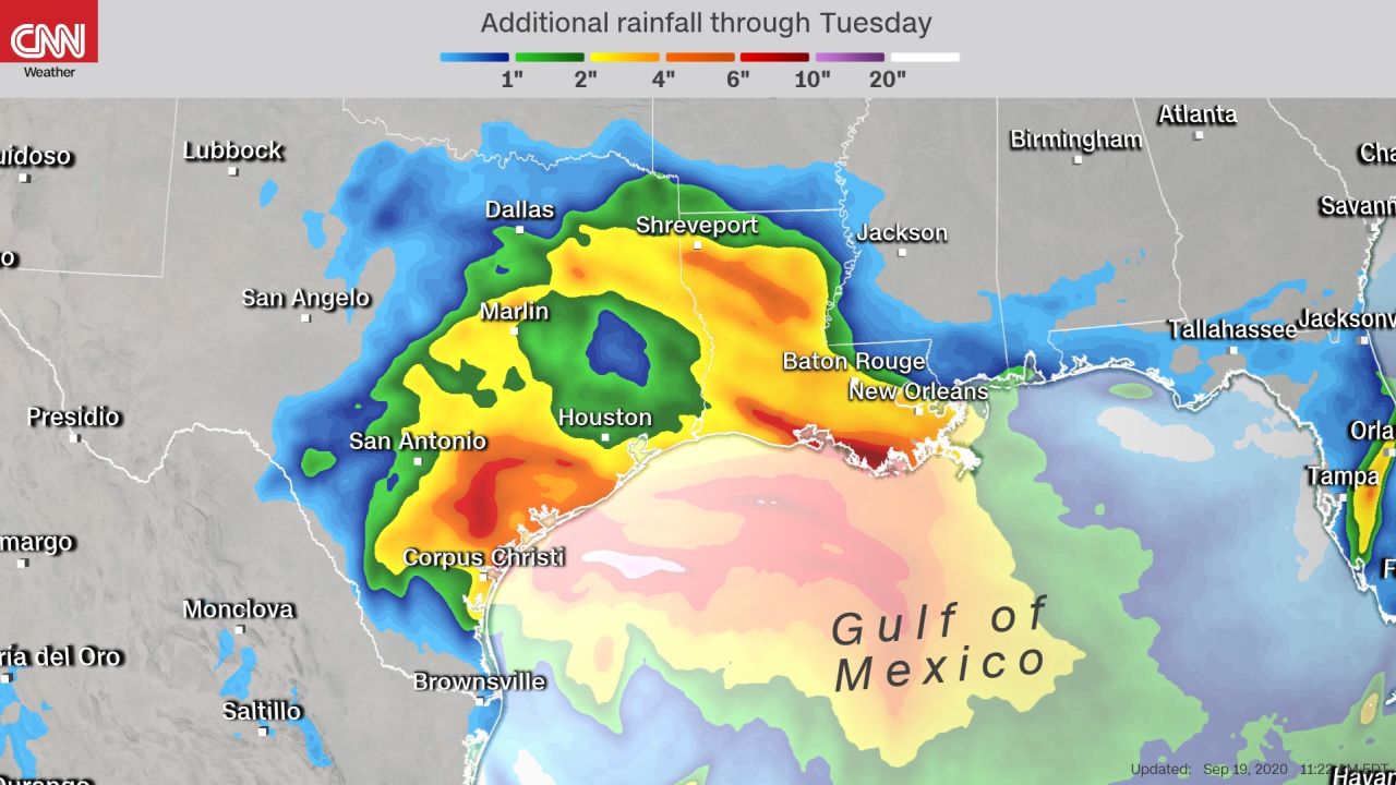 weather tropical storm beta rain accum 09192020