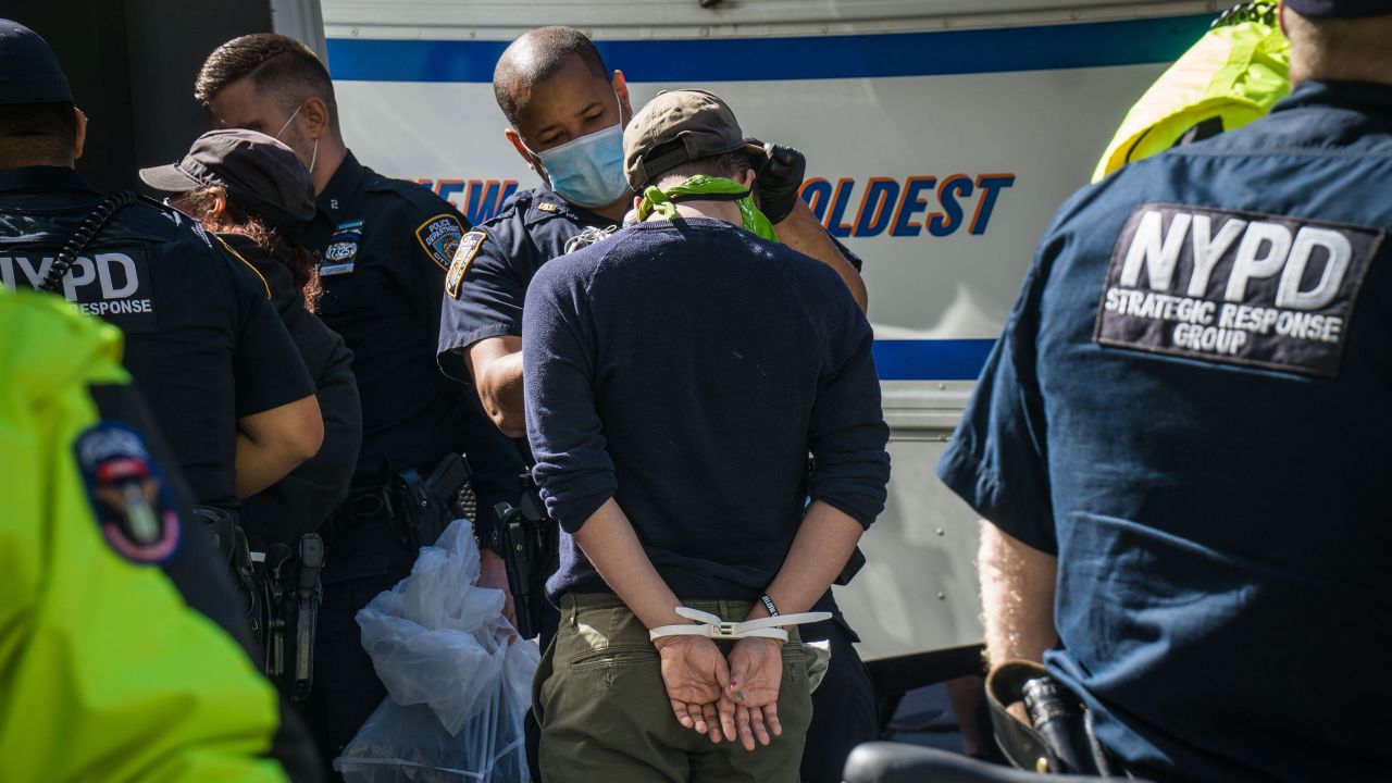 New York police arrest 86 antiICE protesters CNN