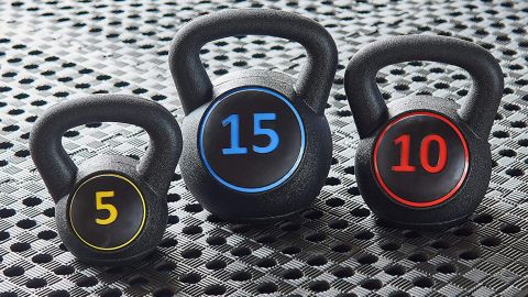 BalanceForm Wide Grip 3-Piece Kettlebell Set