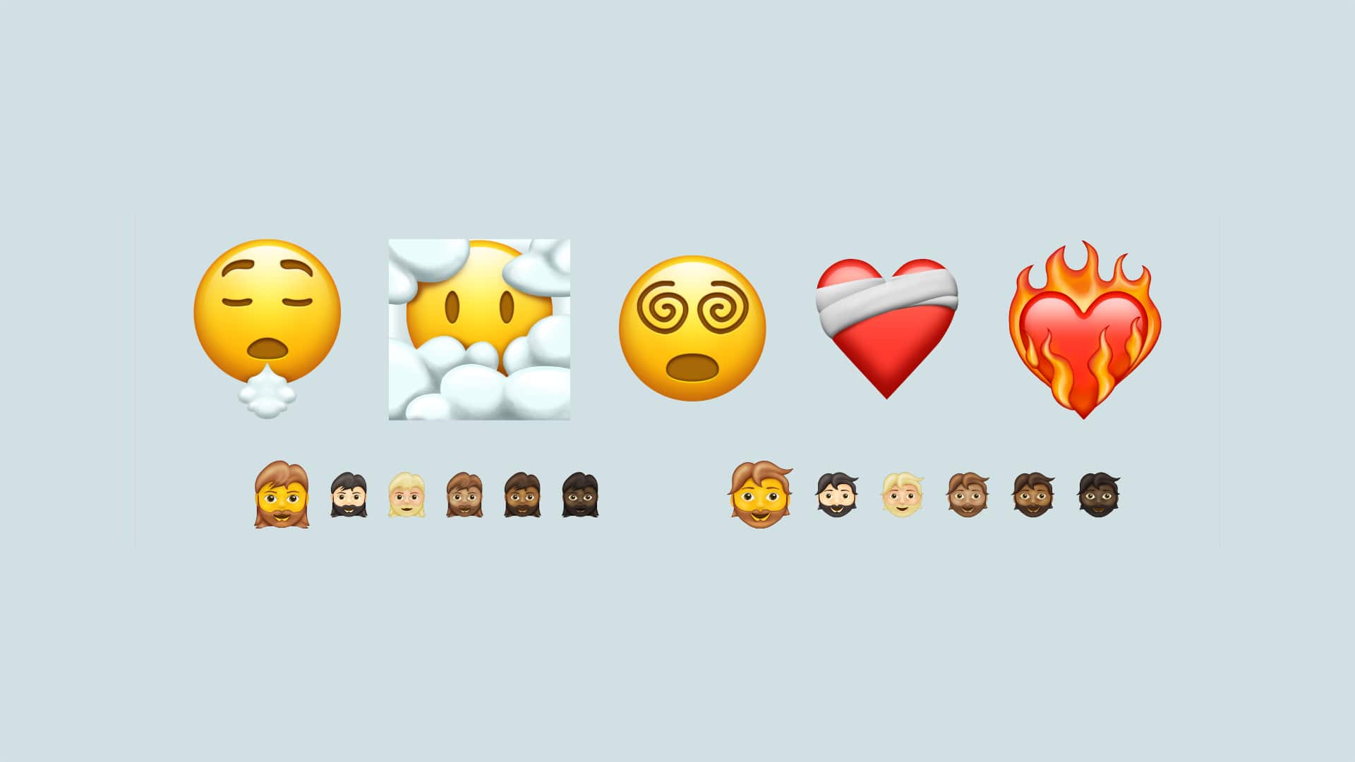 New emojis are coming in 2021, including a heart on fire, a woman with a beard and over 200 mixed-skin-tone options for couples | CNN Business