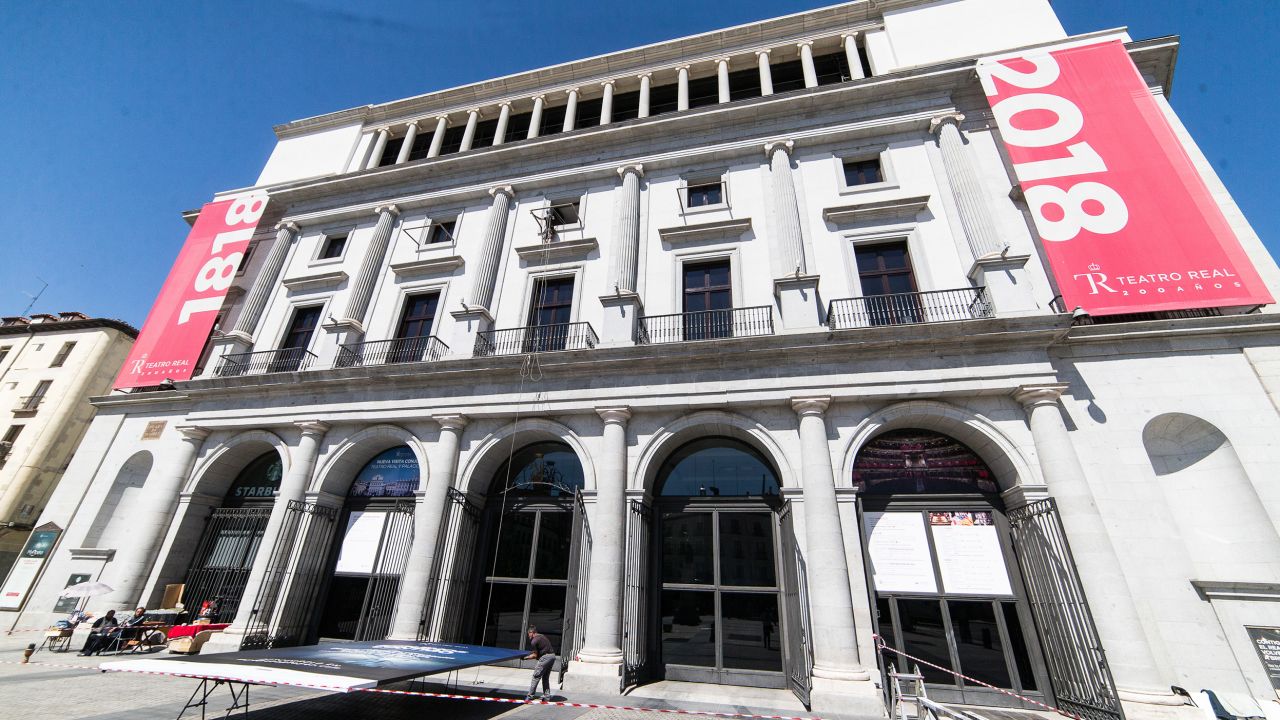 The Teatro Real on June 5. In a statement, the theater said it was in full compliance with Madrid's health regulations.