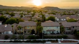 Homes in the Southern Highlands master-planned community are seen in this aerial photograph taken over Las Vegas, Nevada, U.S., on Thursday, Sept. 17, 2020. Nowhere is the widening gap between real estate and the real economy more apparent than in Las Vegas, where tourism is in ruins, wages are plunging and home prices just keep rocketing higher. Photographer: Roger Kisby/Bloomberg via Getty Images