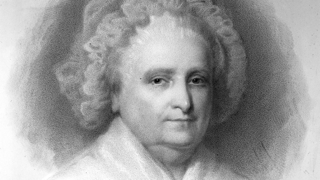 The first "first lady" Martha Washington.