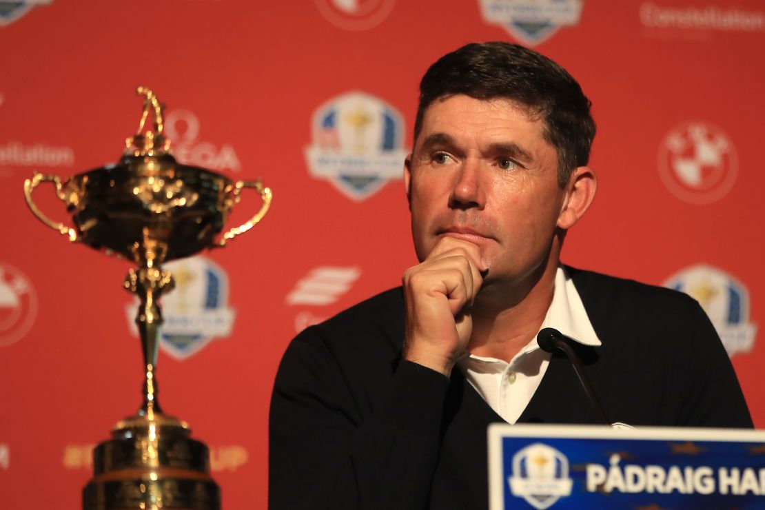 Padraig Harrington competed in six Ryder Cups as a player, winning four of them.