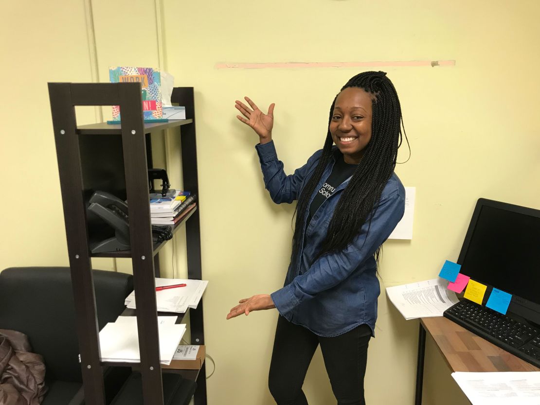 LaDonna Curry, student supports manager with Communities In Schools of Chicago, helps kids with special needs and their families adapt to virtual learning.
