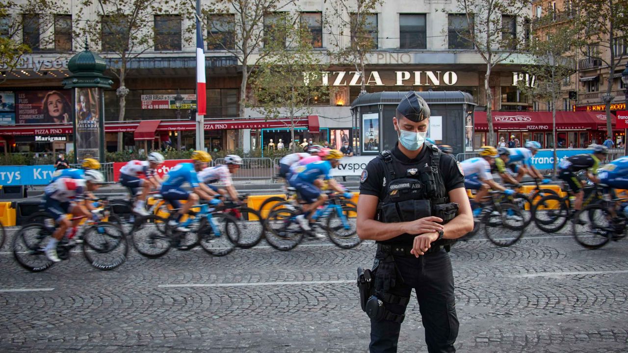 The final stage of the Tour de France races down Paris' Champs Elysees on Sunday.