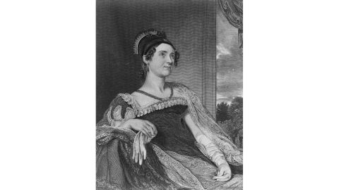Marrying John Quincy Adams, the nation's sixth president, meant Louisa Adams was the daughter-in-law of the second-ever FLOTUS, Abigail Adams. Louisa, born in London, was also the first first lady to be born outside of the US. <br /><br />She had excellent hospitality and diplomacy skills, and <a href="https://millercenter.org/president/adams/essays/adams-1825-louisa-firstlady" target="_blank" target="_blank">acted as Adams' unofficial "campaign manager" </a>as he made his way toward the presidency.  During her tenure as first lady, however, poor health and depression from the sour politics of her husband's election took a toll.<br /><br /><strong>Served: </strong>1825 - 1829