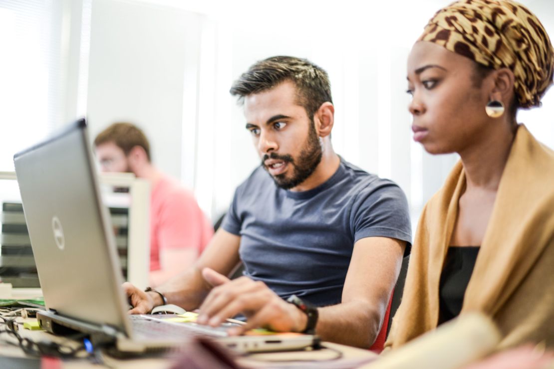 Left, Giraffe co-founder Shafin Anwarsha.