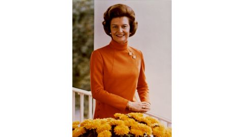 Admired for her candid honesty and vulnerability, Betty Ford helped expand the perception of what it means to be a first lady -- and perhaps it helped that she never thought she'd be first lady at all. She and husband President Gerald Ford found themselves thrust into the Oval Office after former President Richard Nixon resigned during the Watergate scandal.<br /><br />Betty Ford responded by using the new, brighter spotlight <a href="https://www.history.com/news/betty-ford-legacy-center-cancer-womens-rights" target="_blank" target="_blank">to illuminate issues many Americans faced but few spoke about</a>, from breast cancer and abortion to her own struggles with mental health and addiction. A fierce supporter of the Equal Rights Amendment, Ford was unafraid to speak her mind.<br /><br /><strong>Served: </strong>1974 - 1977