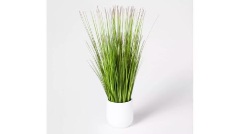 Threshold Artificial Grass Arrangement in Pot White